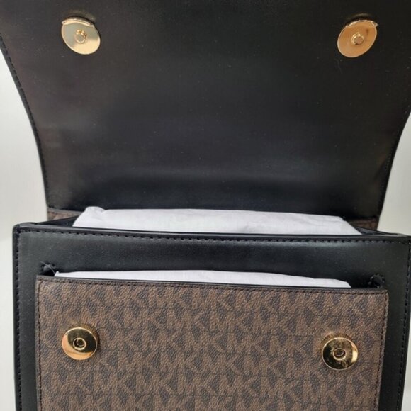 MICHAEL MICHAEL KORS Logo Calf Hair Heather Shoulder Bag - Picture 8 of 11